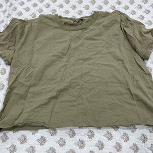 Olive Green Women's Casual Top